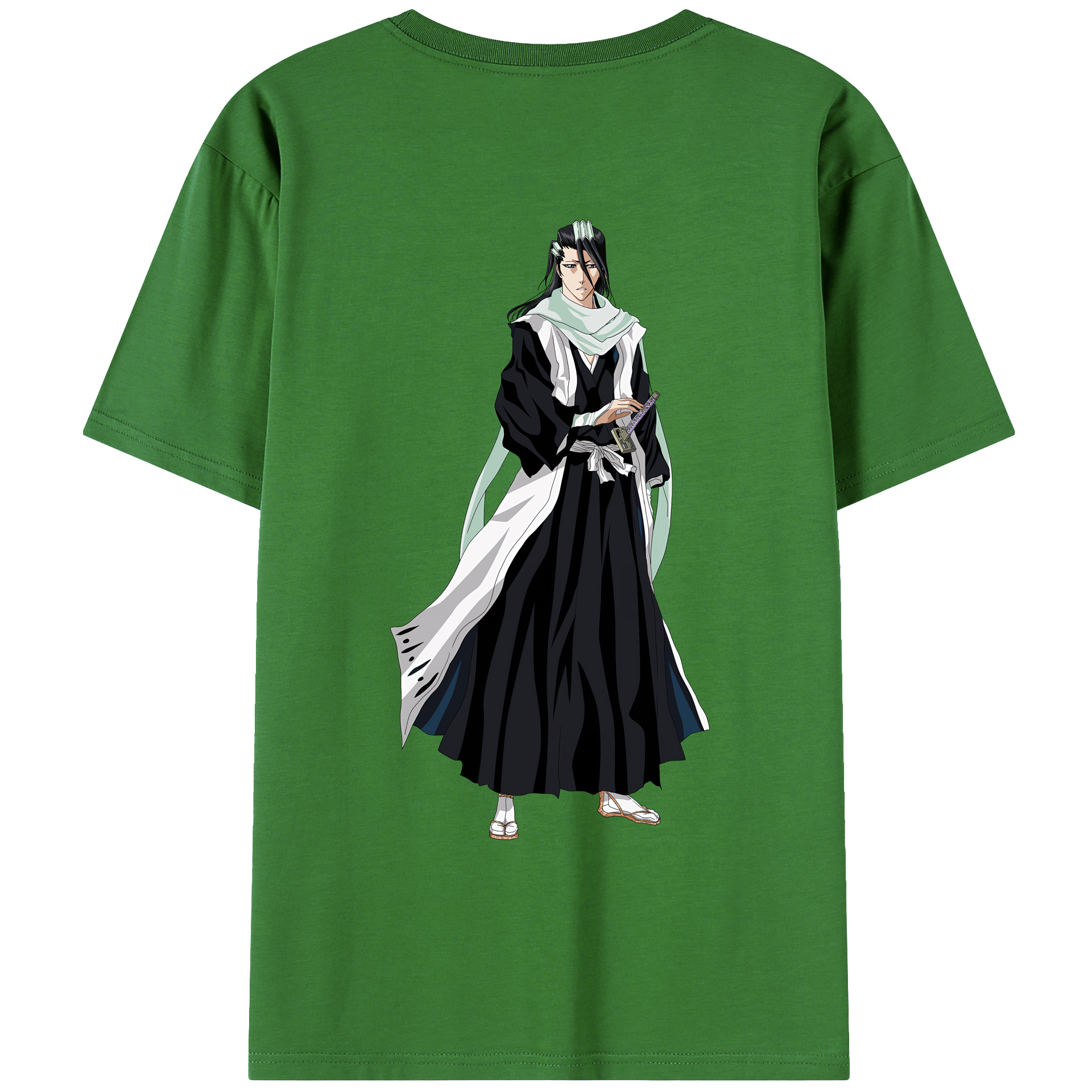 （画像用） ブリーチ くちき びゃくや BLEACH Kuchiki Byakuya レディース半袖Tシャツ(バックプリント)